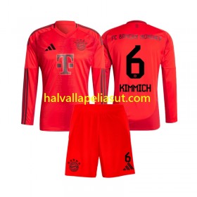 Jalkapallo Pelipaidat/Peliasut Bayern München Joshua Kimmich 6 Lasten Kotipaita 2024-2025 Pitkähihainen